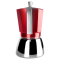 Cafetiere rouge Elba 150 ml non Induction