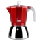 Cafetiere rouge Elba 150 ml non Induction