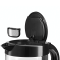 Bouilloire sans fil 1,7L Noire Verre 2400W
