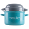 MARMITE A MOULES 18 CM TURQUOISE